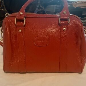Terzetto Brown Leather Satchel